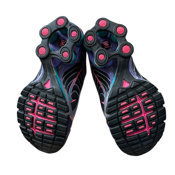 Nike Shox Navina 356918 038 Womens size 6.5 Black Turquoise Purple Sneakers Shoe - Picture 5 of 9